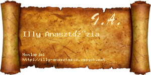 Illy Anasztázia névjegykártya